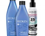 Pack Redken Extreme Shampoo 300ml + Extreme Amaciador 250ml + One United 150ml