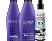 Pack Tratamento Redken Color Extend Blondage Shampoo 300ml + Condicionador 250ml + One United 150ml